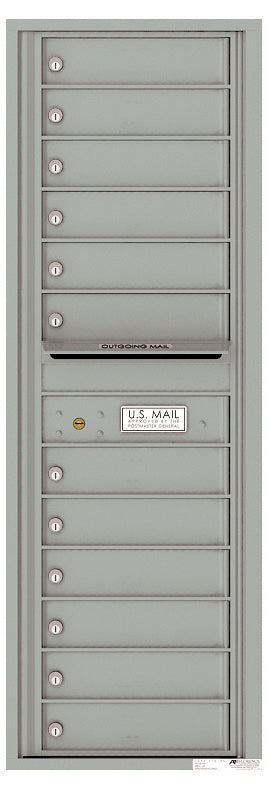 Florence 4C Horizontal Mailbox - 12 Doors - 14 Doors High Private Access