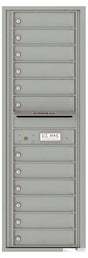 Front Loading Commercial Mailbox - 12 Extra-Large Tenant Doors - Single Column-Silver Speck (SS)