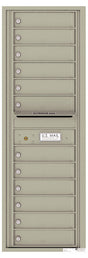 Florence 4C Horizontal Mailbox - 12 Doors - 14 Doors High Private Access