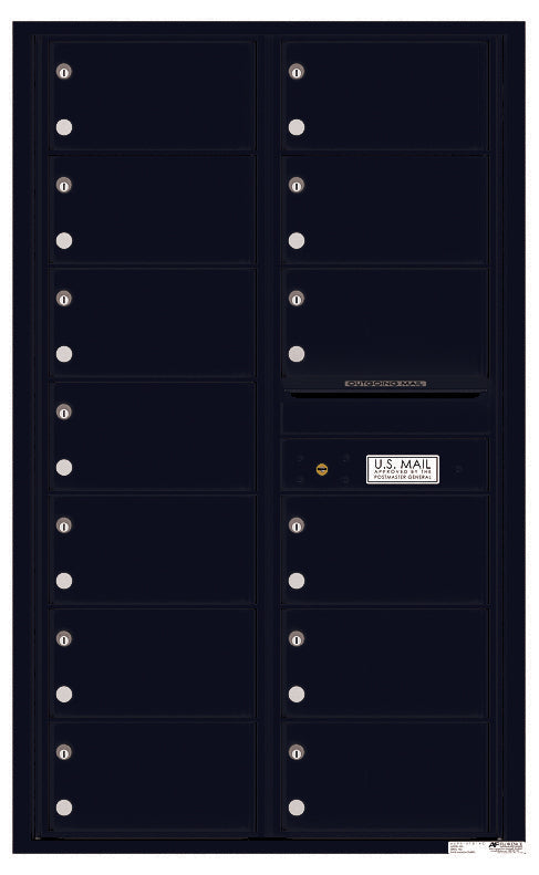 Florence 4C Horizontal Mailbox - 13 Doors - 14 Doors High Private Access