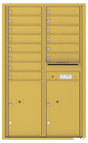 Florence 4C Horizontal Mailbox - 14 Doors, 2 Parcel Lockers - 14 Doors High USPS Access