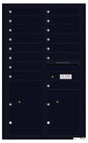Florence 4C Horizontal Mailbox - 15 Doors, 2 Parcel Lockers - 14 Doors High USPS Access