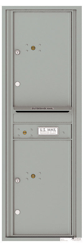 Florence 4C Horizontal Mailbox - 2 Parcel Lockers - 14 Doors High USPS Access