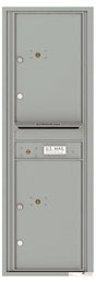 Florence 4C Horizontal Mailbox - 2 Parcel Lockers - 14 Doors High Private Access