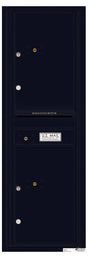 Florence 4C Horizontal Mailbox - 2 Parcel Lockers - 14 Doors High Private Access