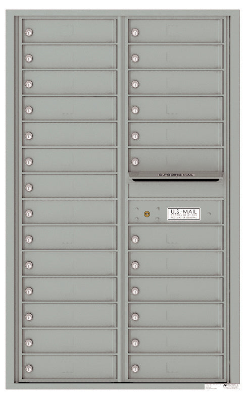 Florence 4C Horizontal Mailbox - 26 Doors - 14 Doors High Private Access