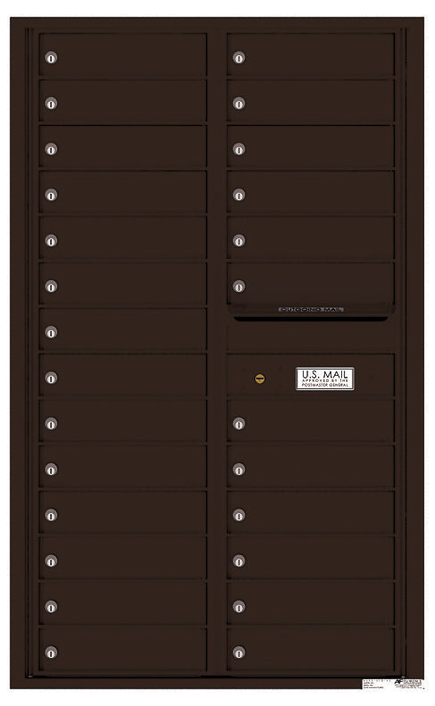 Florence 4C Horizontal Mailbox - 26 Doors - 14 Doors High Private Access