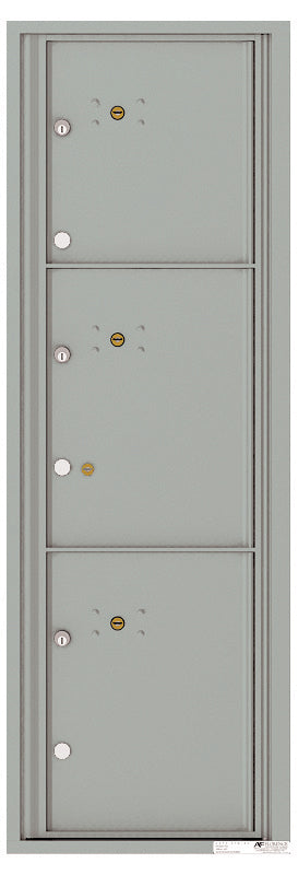 Florence 4C Horizontal Mailbox - 3 Parcel Lockers - 14 Doors High USPS Access