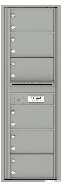 Florence 4C Horizontal Mailbox - 6 Doors - 14 Doors High USPS Access