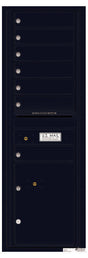 Florence 4C Horizontal Mailbox - 7 Doors, 1 Parcel Locker - 14 Doors High Private Access