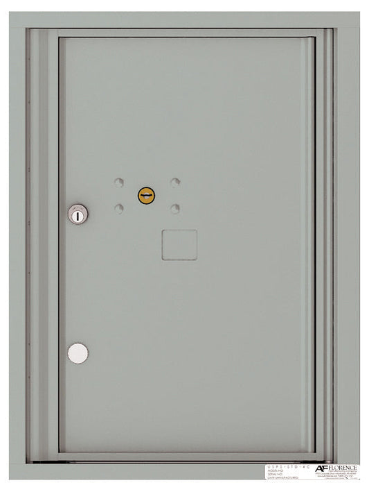 Florence 4C Horizontal Mailbox - 1 Parcel Locker - 6 Doors High USPS Access