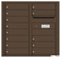 Front Loading Commercial Mailbox with 13 Tenant Compartments-Antique Bronze (AB)