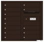 Florence 4C Horizontal Mailbox - 13 Doors - 8 Doors High Private Access