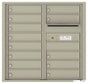 Florence 4C Horizontal Mailbox - 13 Doors - 8 Doors High Private Access