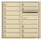 Florence 4C Horizontal Mailbox - 13 Doors - 8 Doors High Private Access