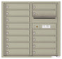 Florence 4C Horizontal Mailbox - 14 Doors - 8 Doors High Private Access