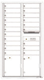 Florence 4C Horizontal Mailbox - 20 Doors, 2 Parcel Lockers - Max Height USPS Access