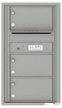 Florence 4C Horizontal Mailbox - 3 Doors - 8 Doors High Private Access