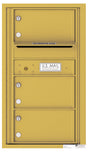 Florence 4C Horizontal Mailbox - 3 Doors - 8 Doors High Private Access