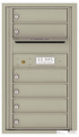 Florence 4C Horizontal Mailbox - 6 Doors - 8 Doors High Private Access
