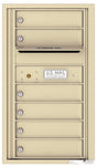 Florence 4C Horizontal Mailbox - 6 Doors - 8 Doors High Private Access