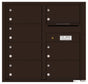 Florence 4C Horizontal Mailbox - 7 Doors - 8 Doors High Private Access