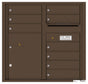 Front Loading Commercial Mailbox with 9 Tenant Compartments and 1 Parcel Locker-Antique Bronze (AB)