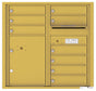 Florence 4C Horizontal Mailbox - 9 Doors, 1 Parcel Locker - 8 Doors High Private Access