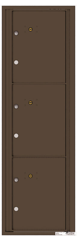 Front Loading Commercial Parcel Locker Mailbox-Antique Bronze (AB)