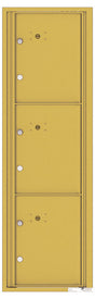 Florence 4C Horizontal Mailbox - 3 Parcel Lockers - 15 Doors High Private Access