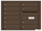 Front Loading Double Column Commercial Mailbox with 10 Tenant Doors-Antique Bronze (AB)