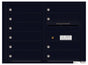 Front Loading Double Column Commercial Mailbox with 10 Tenant Doors-Black (BK)