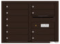 Front Loading Double Column Commercial Mailbox with 10 Tenant Doors-Dark Bronze (DB)