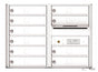 Front Loading Double Column Commercial Mailbox with 10 Tenant Doors-White (WH)