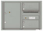 Florence 4C Horizontal Mailbox - 2 Doors, 1 Parcel Locker - 6 Doors High USPS Access