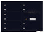 Florence 4C Horizontal Mailbox - 5 Doors - 6 Doors High Private Access