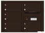 Florence 4C Horizontal Mailbox - 5 Doors - 6 Doors High Private Access