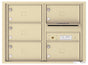 Florence 4C Horizontal Mailbox - 5 Doors - 6 Doors High Private Access