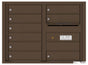 Front Loading Double Column Commercial Mailbox with 9 Tenant Doors-Antique Bronze (AB)