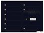 Florence 4C Horizontal Mailbox - 9 Doors - 6 Doors High Private Access
