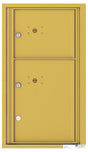 Florence 4C Horizontal Mailbox - 2 Parcel Lockers - 8 Doors High Private Access