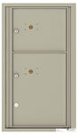 Florence 4C Horizontal Mailbox - 2 Parcel Lockers - 8 Doors High Private Access