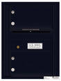 Florence 4C Horizontal Mailbox - 2 Doors - 6 Doors High Private Access