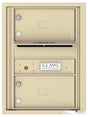 Florence 4C Horizontal Mailbox - 2 Doors - 6 Doors High Private Access