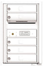 Florence 4C Horizontal Mailbox - 5 Doors - 7 Doors High - Single Column Private Access