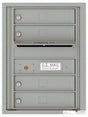 Florence 4C Horizontal Mailbox - 4 Doors - 6 Doors High Private Access