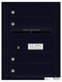 Florence 4C Horizontal Mailbox - 4 Doors - 6 Doors High Private Access