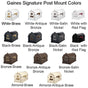 Signature Keystone Series Mailbox and Standard Post Packages
