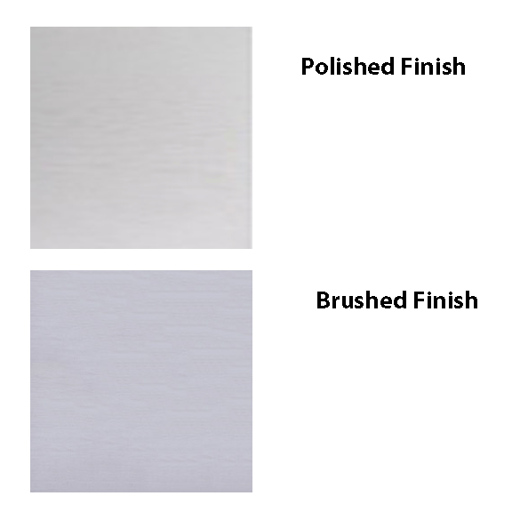 Stainless Steel Mail Slot - SMALL (11.8 in. x 3 in.) - Front Piece Only (Choose Finish)