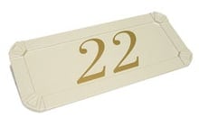 Deluxe Post Address Plaque